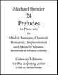 24 Preludes for Piano Solo piano sheet music cover